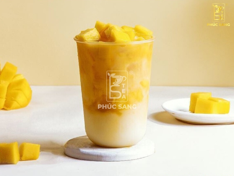 Cách làm trà sữa trái cây vị xoài Cách làm trà sữa trái cây vị xoài