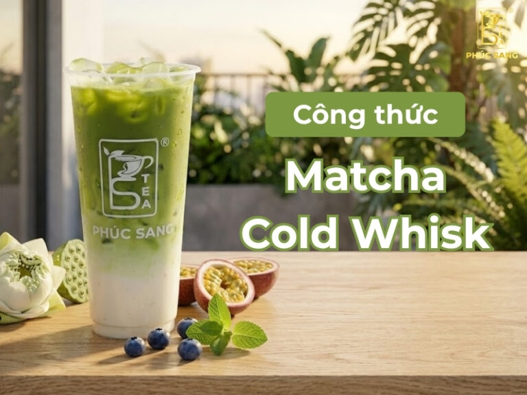 C&aacute;ch l&agrave;m matcha cold whisk đơn giản, b&eacute;o mịn, kh&ocirc;ng v&oacute;n cục