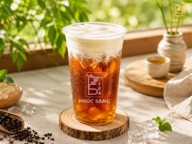 Một số lưu ý để làm trà đen macchiato béo thơm